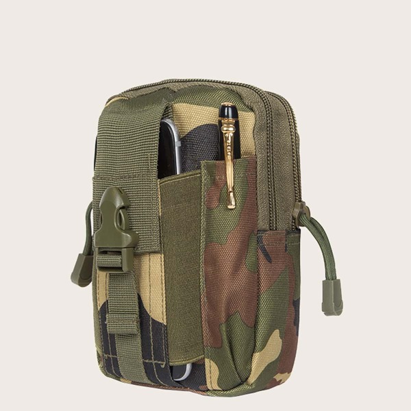 

Men Camo Print Bag, Green
