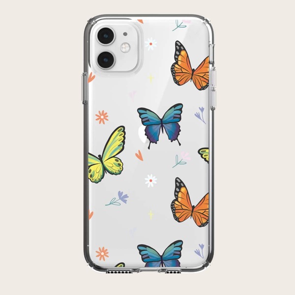 

Butterfly Print iPhone Case, Multicolor