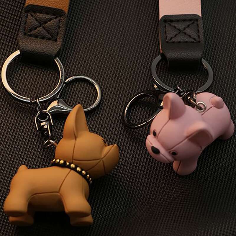

1pc Random Cartoon Dog Keychain, Multicolor