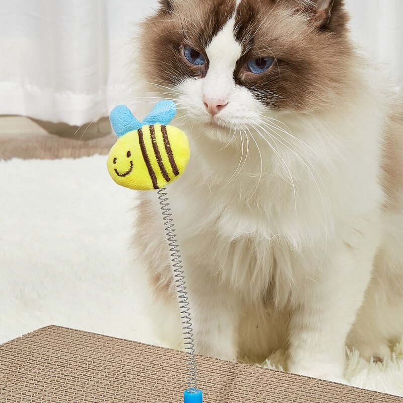 

Bee Design Spring Cat Teaser Toy, Multicolor