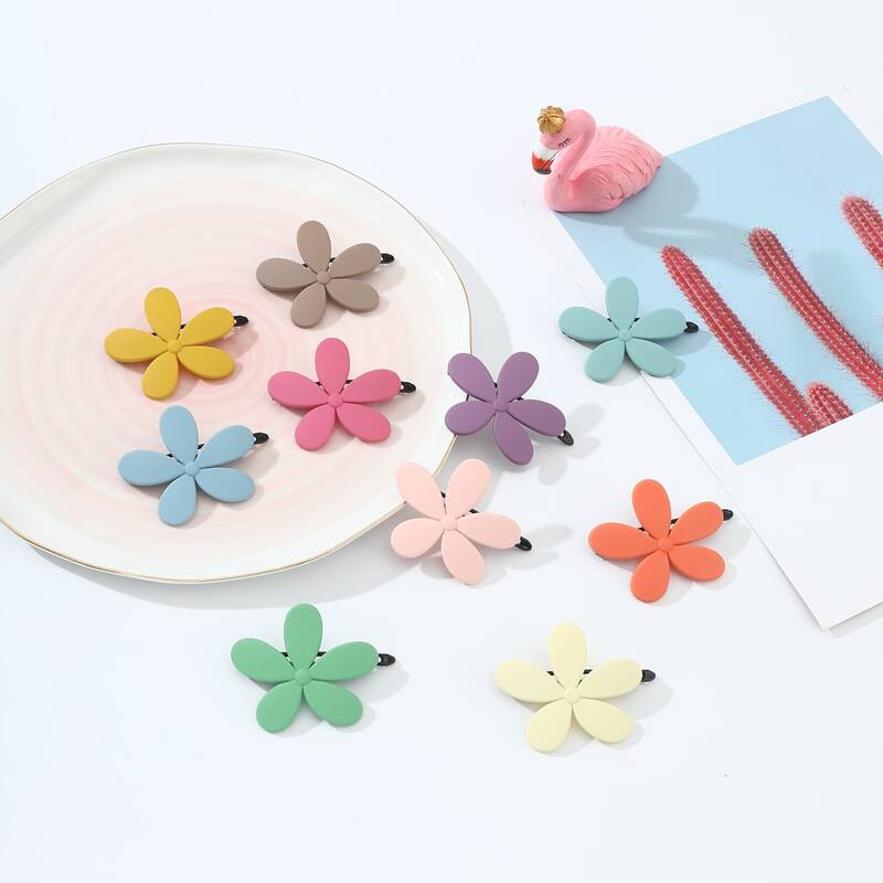 

3pcs Random Floral Hair Clip, Multicolor