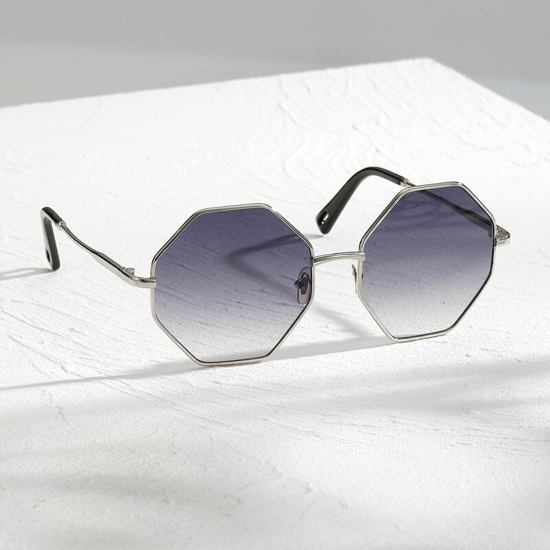 

Metal Octagon Frame Sunglasses