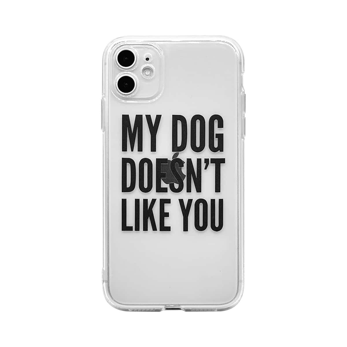 

Slogan Graphic Clear iPhone Case