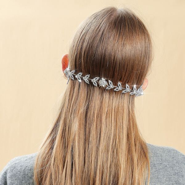 

Rhinestone Decor Face Mask Adjuster, Silver