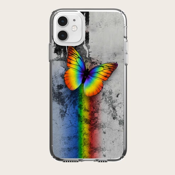 

Butterfly Print iPhone Case, Multicolor