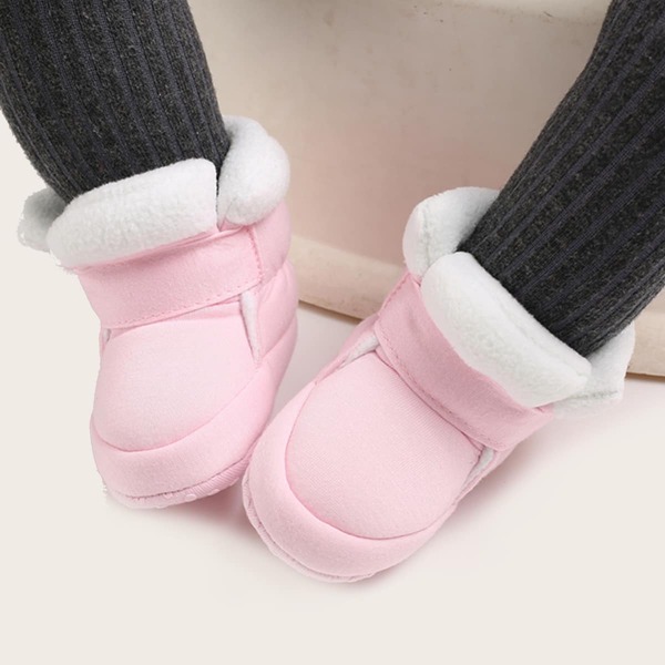 

Baby Girl Faux Fur Lined Ankle Boots, Pink