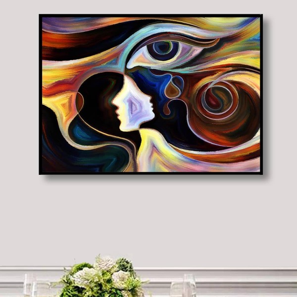 

Abstract Pattern DIY Diamond Painting Without Frame, Multicolor