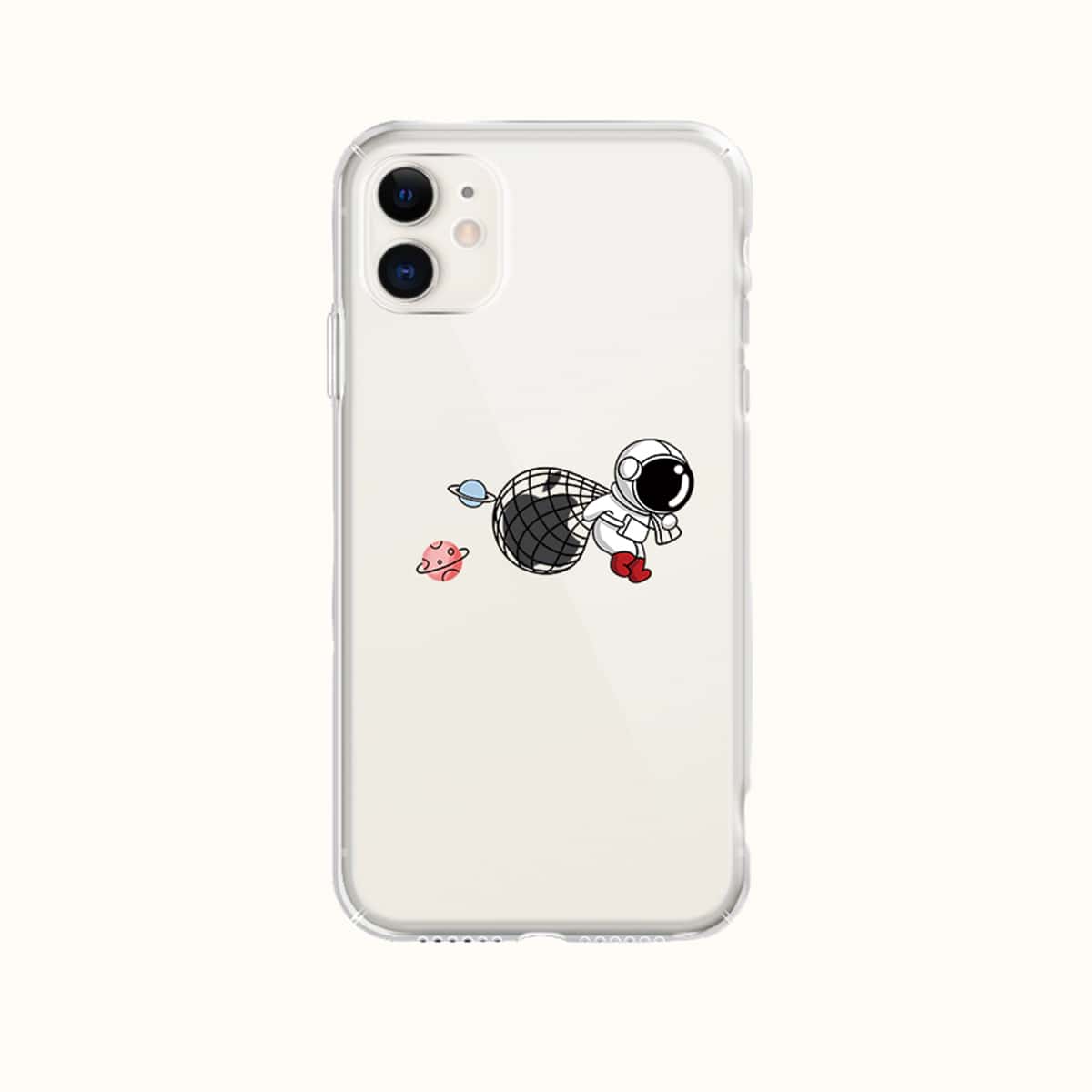 

Astronaut Print Phone Case, Clear