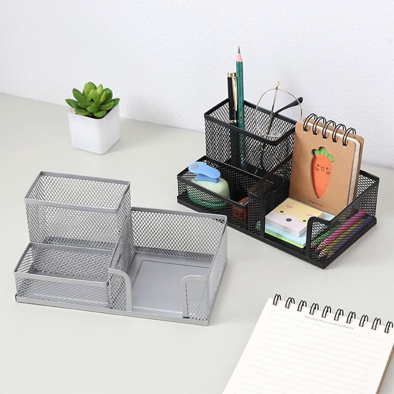 

1pc Metal Multifunction Storage Box, Multicolor