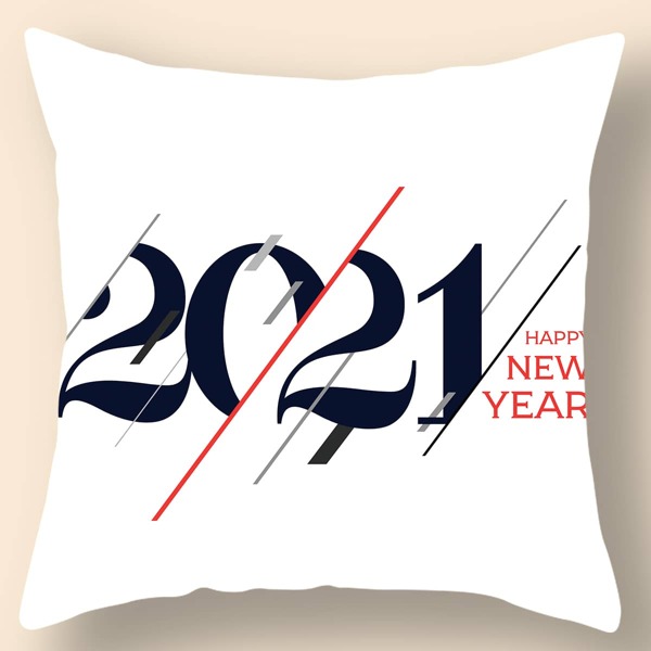 

Slogan Graphic Cushion Cover Without Filler, Multicolor