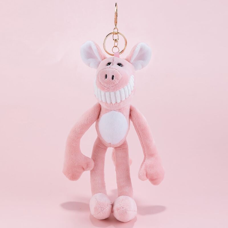 

Cartoon Pig Bag Charm, Pink