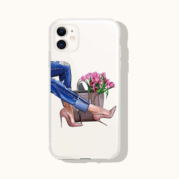 

Flower Detail Phone Case, Multicolor