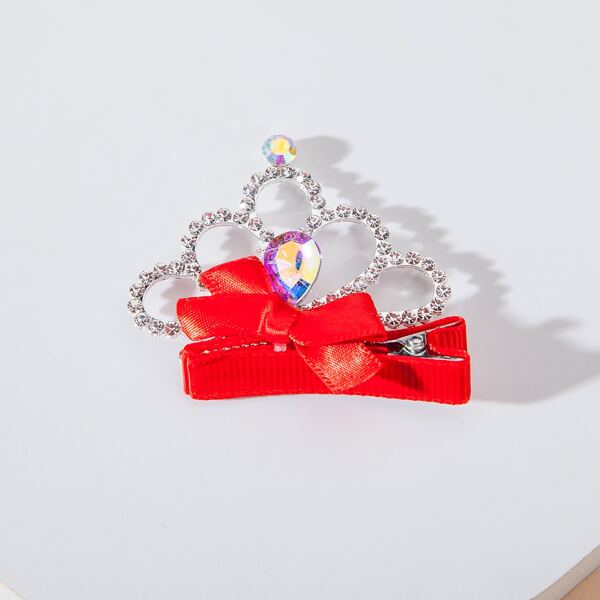 

Toddler Girls Crown Decor Hair Clip, Multicolor
