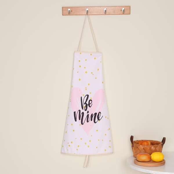 

Heart Print Apron, Multicolor