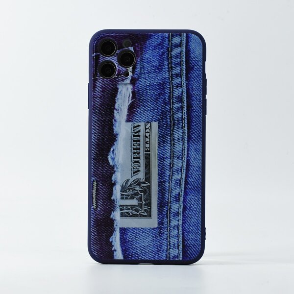 

Denim Pattern iPhone Case, Multicolor