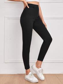 High Waist Skinny Crop Jeans