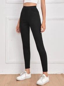 High Waist Skinny Crop Jeans