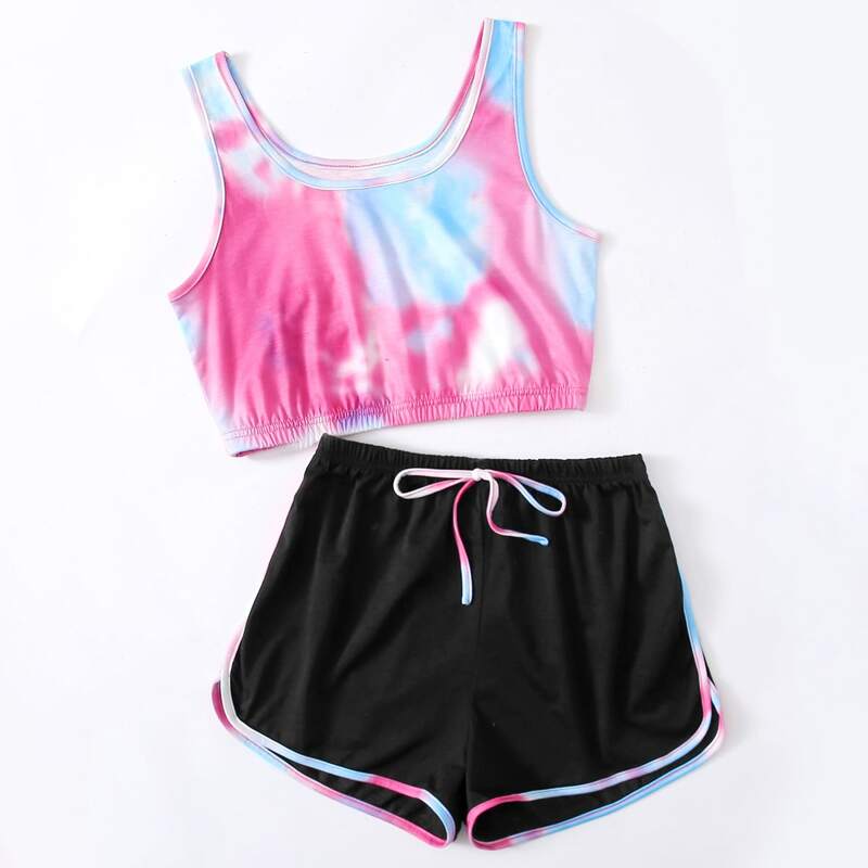

Tie Dye PJ Set, Multicolor
