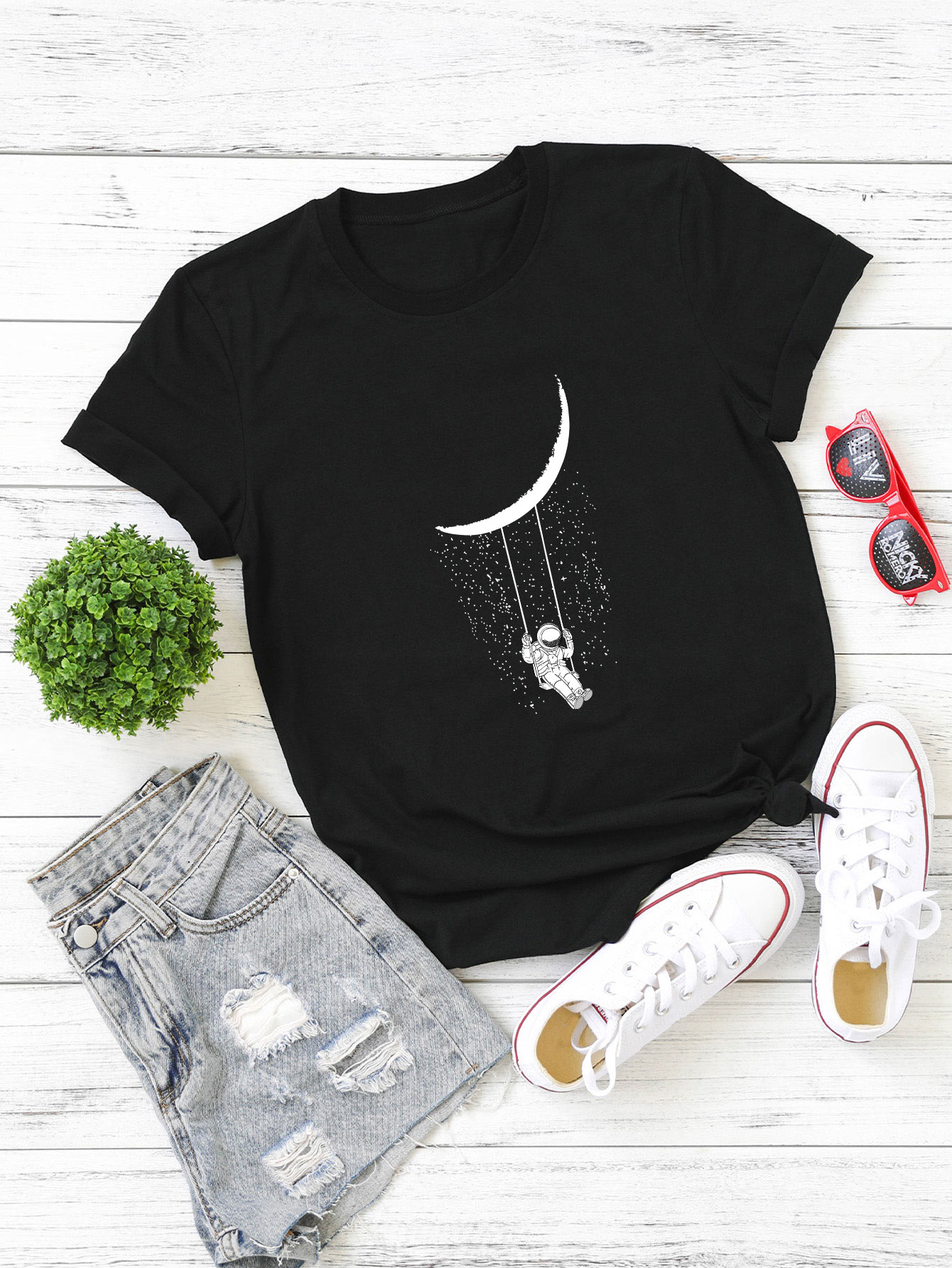 Plus Cartoon Graphic Tee thumbnail