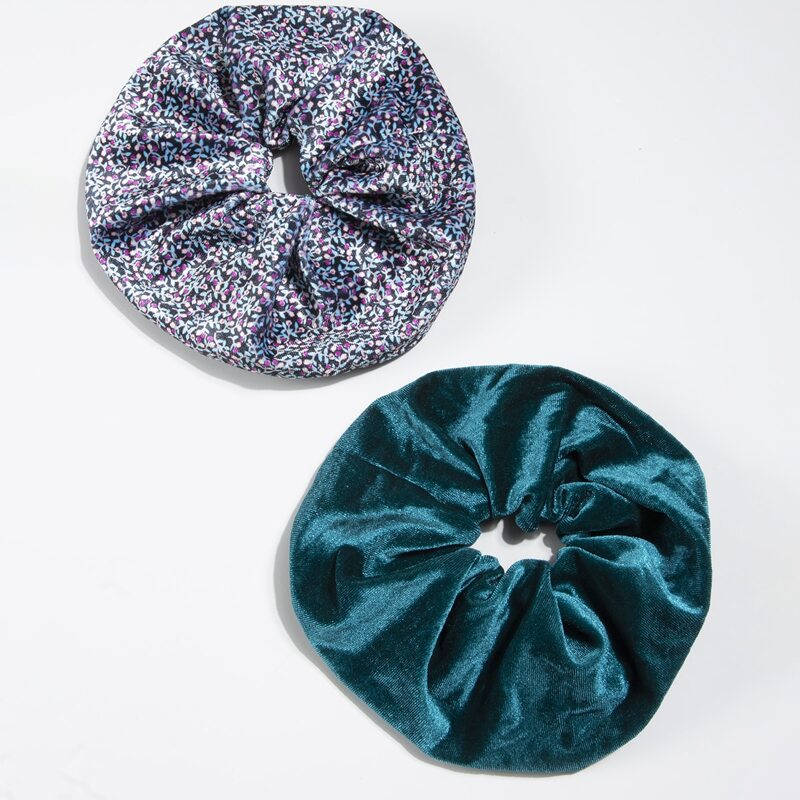 

2pcs Ditsy Floral Pattern Scrunchie, Multicolor