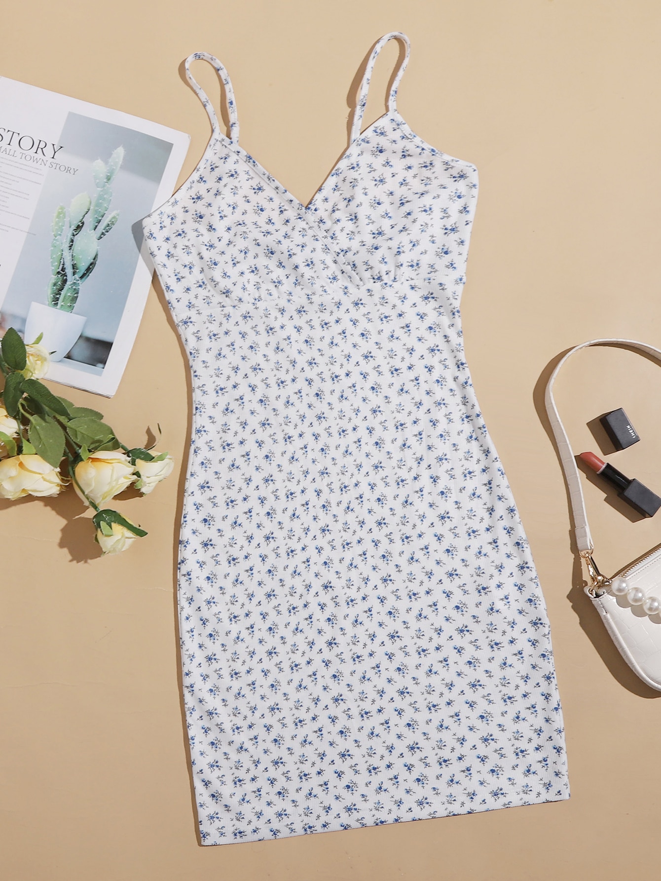 Ditsy Floral Print Dress thumbnail