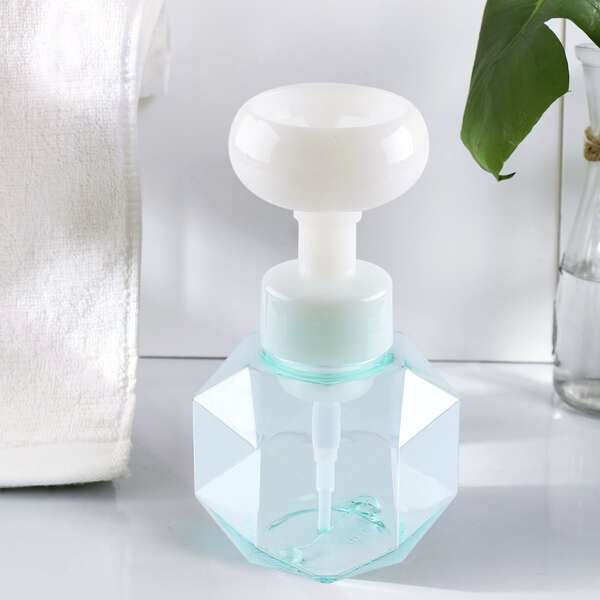 

1pc Plain Soap Bottle, Blue