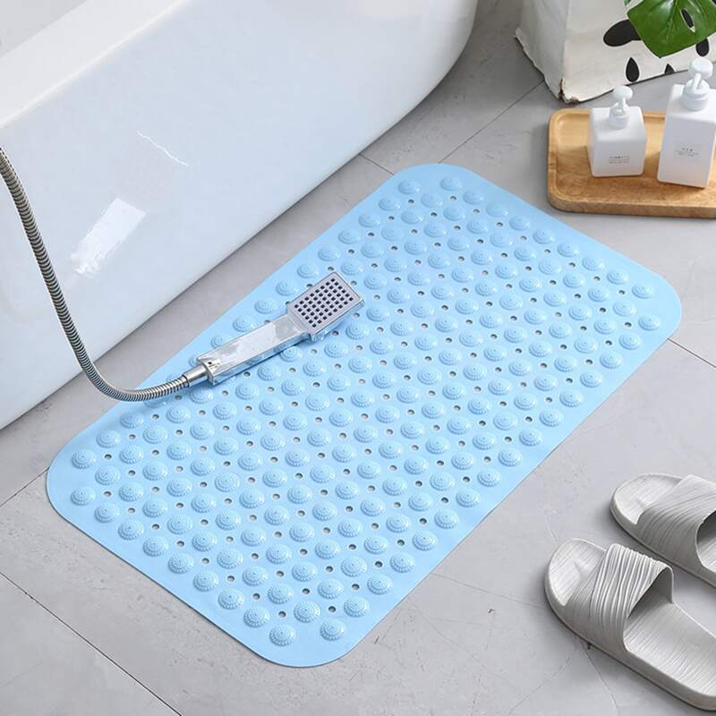 

1pc Anti-slip Bathroom Mat, Blue