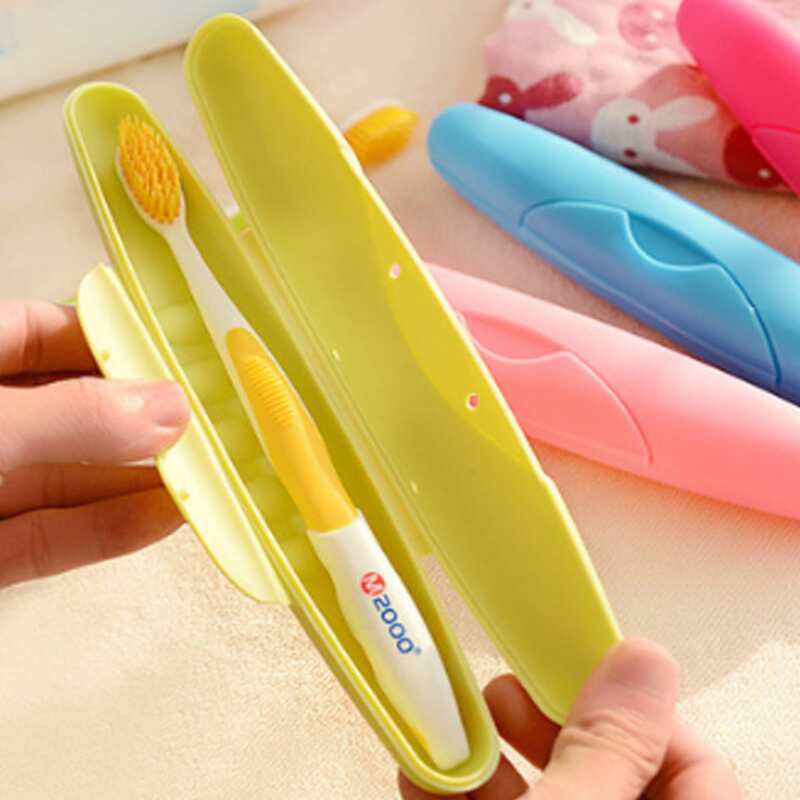 

1pc Random Color Toothbrush Box, Multicolor