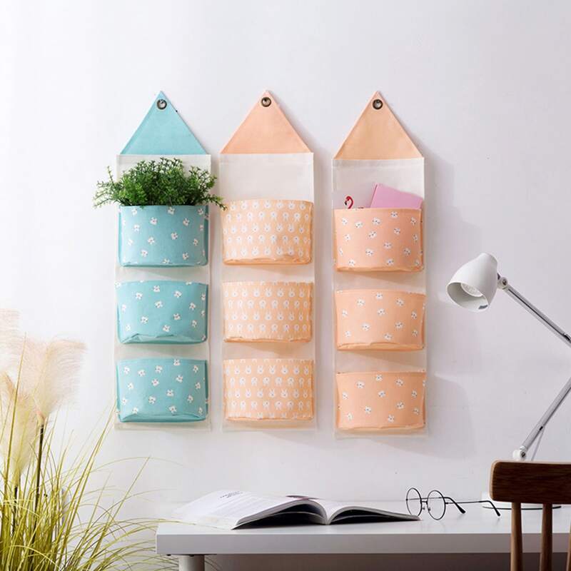 

1pc Random Color Hanging Storage Bag, Multicolor