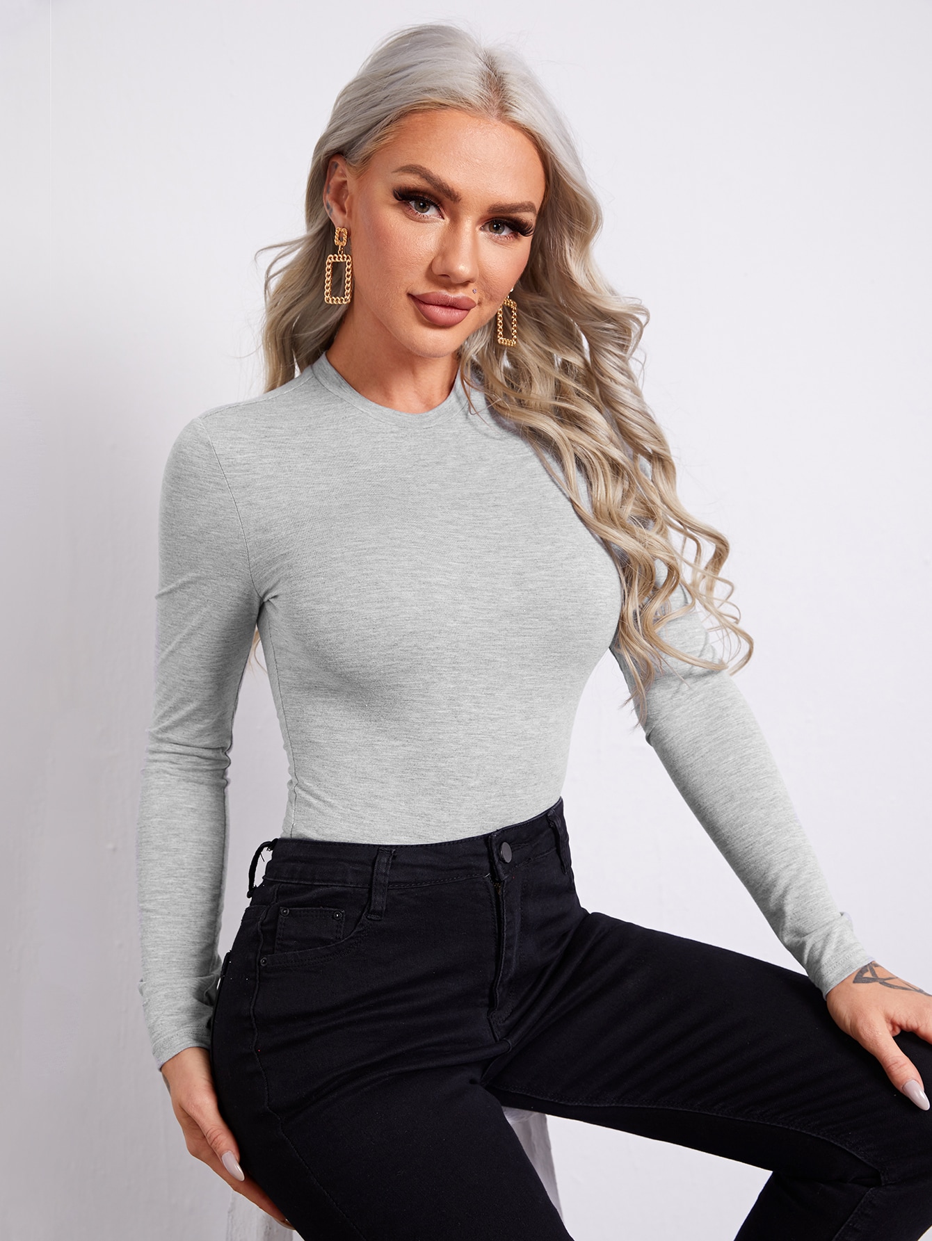 Form Fitted Solid Tee thumbnail
