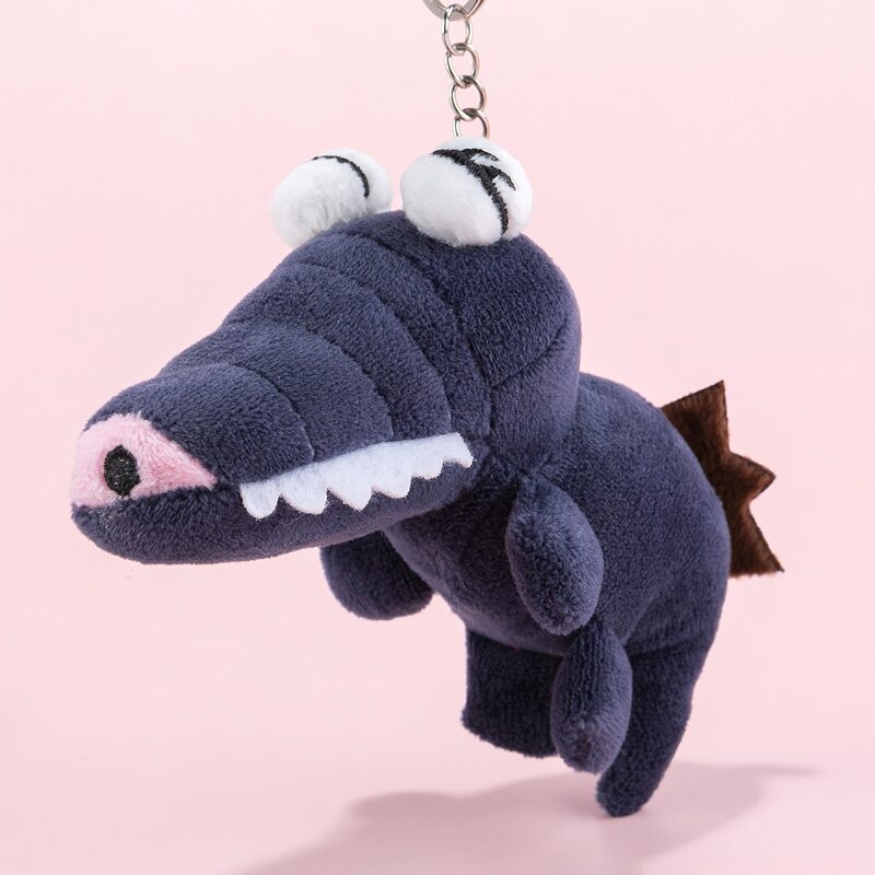 

1pc Cartoon Dinosaur Bag Charm, Navy blue