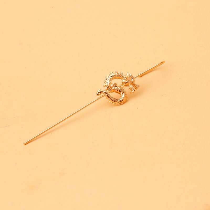 

1pc Chinese Dragon Ear Pin, Gold