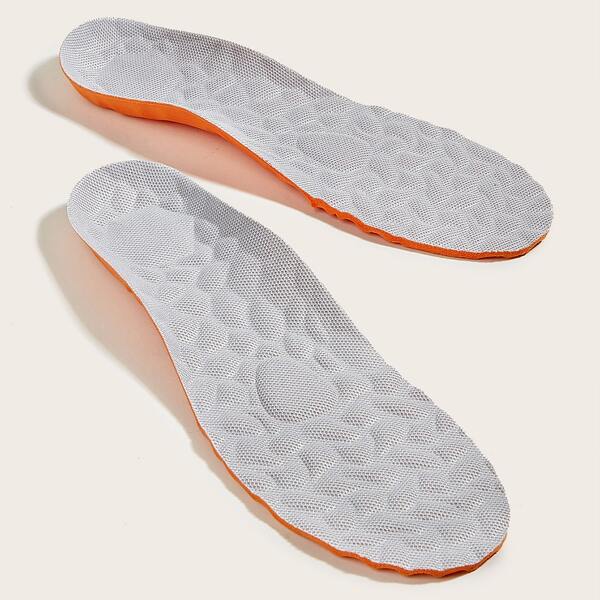 

1pairs Breathable Shock Absorbing Insole, Beige