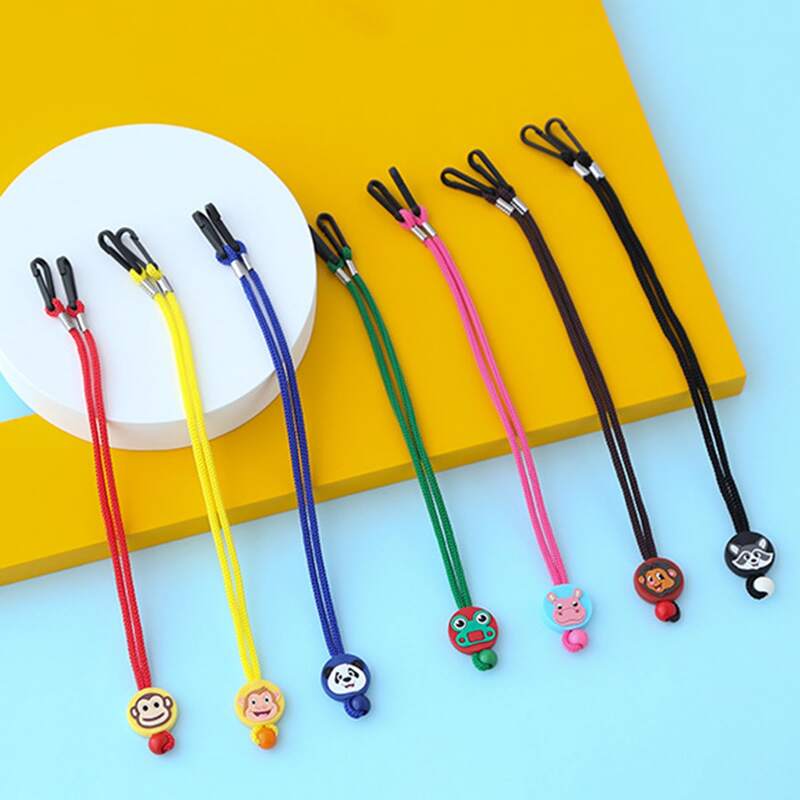 

1pc Random Cartoon Face Cover Lanyard Strap, Multicolor