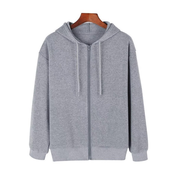 

Thermal Lined Zip Up Hoodie, Grey