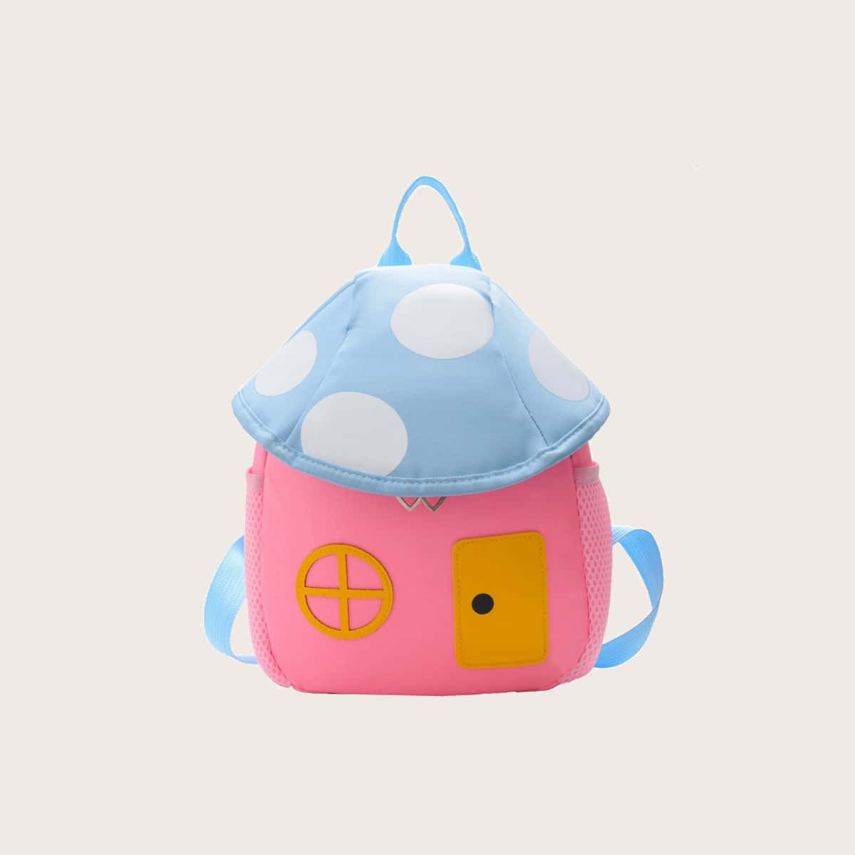 

Mushroom House Backpack, Multicolor