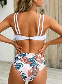 热带手帕下摆比基尼夏日海滩