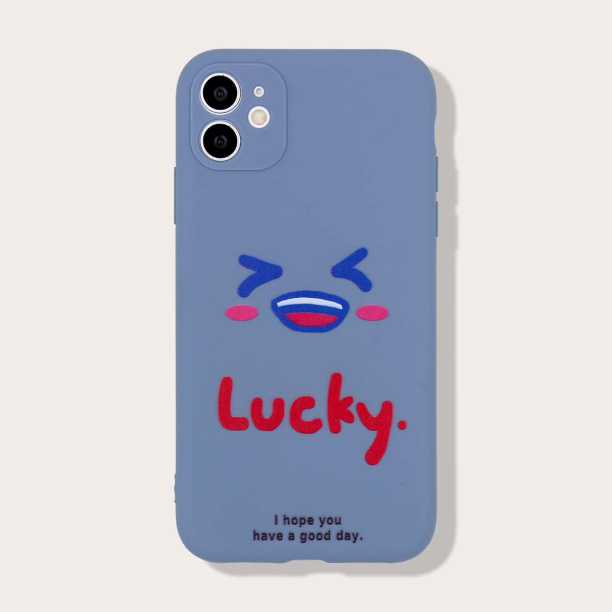 

Slogan Graphic iPhone Case, Multicolor