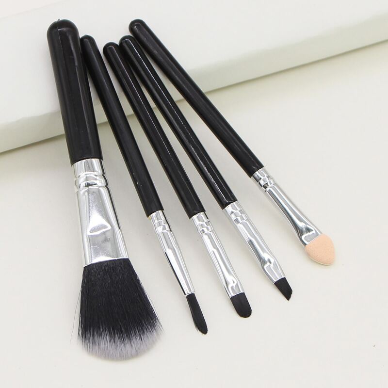 

5pcs Makeup Brush Set, Black