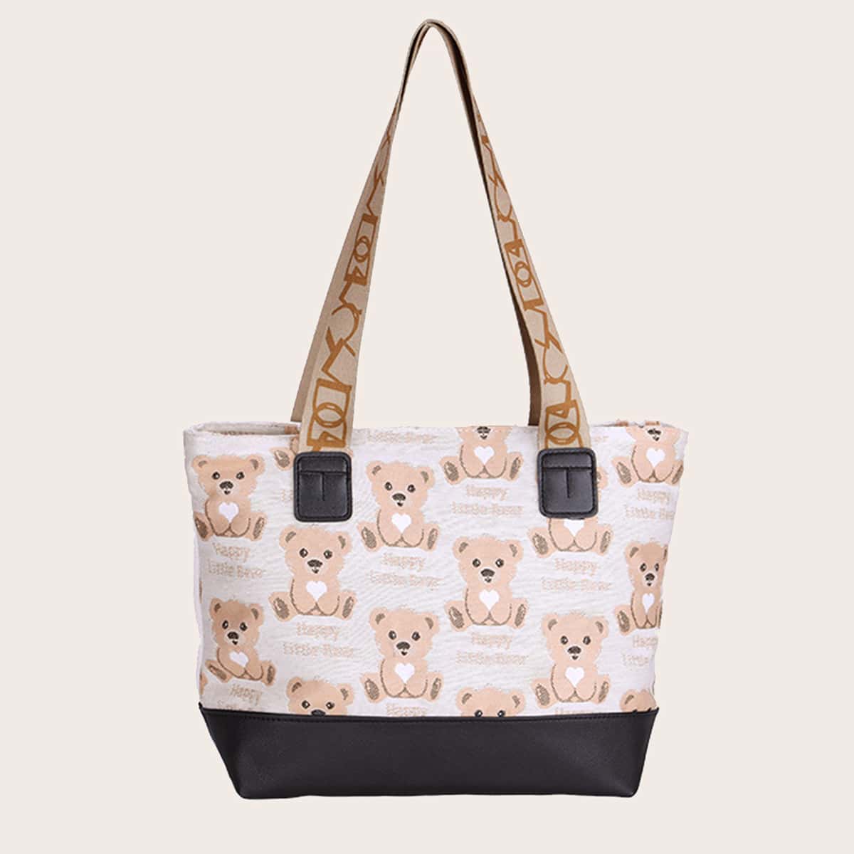 Image of Bear Graphic Tote Bag