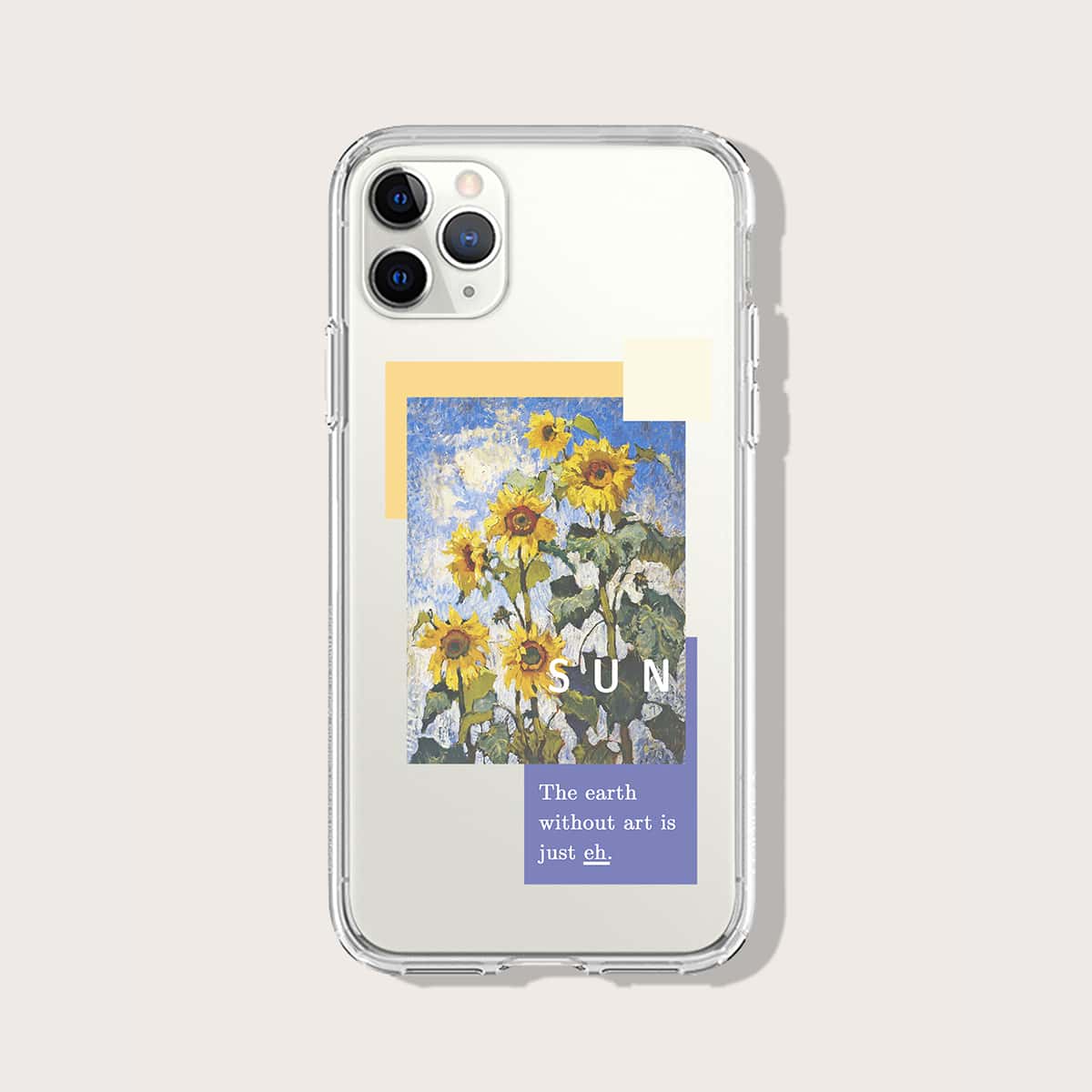 

Sunflower Print iPhone Case, Multicolor