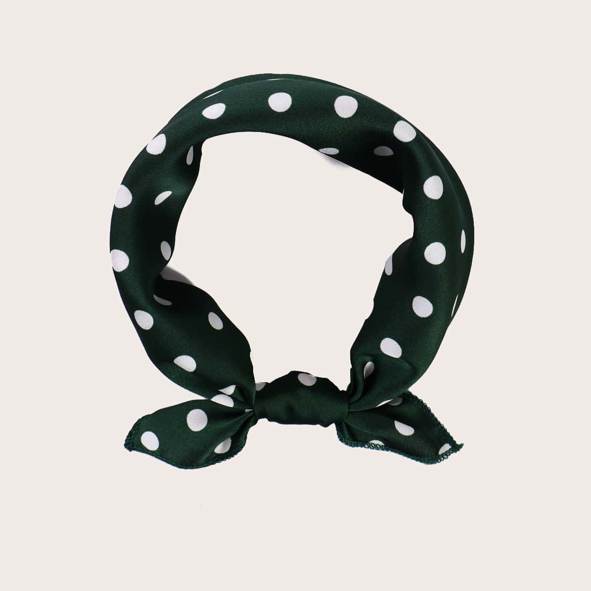 

Polka Dot Bandana, Dark green