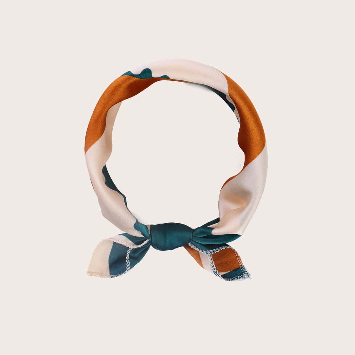 

Colorblock Striped Bandana, Multicolor