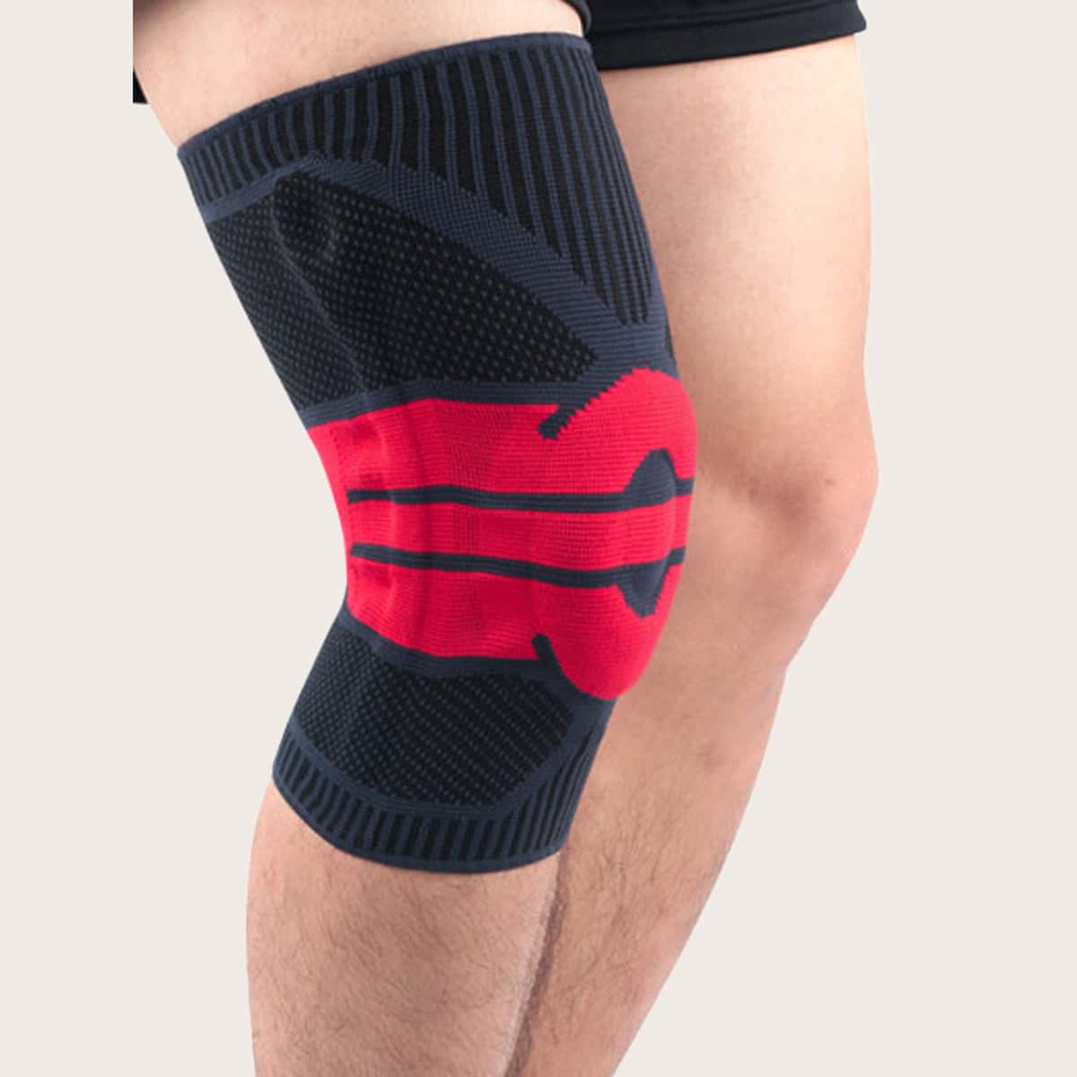 

1pc Yoga Sports Knee Sleeve, Red