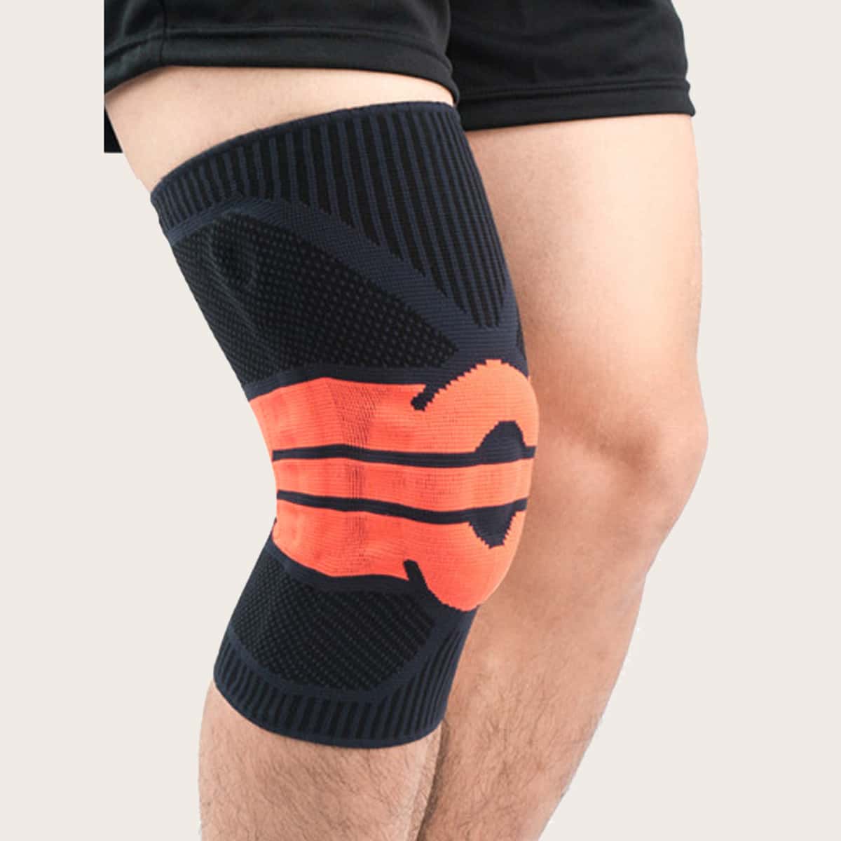 

1pc Yoga Sports Knee Sleeve, Orange