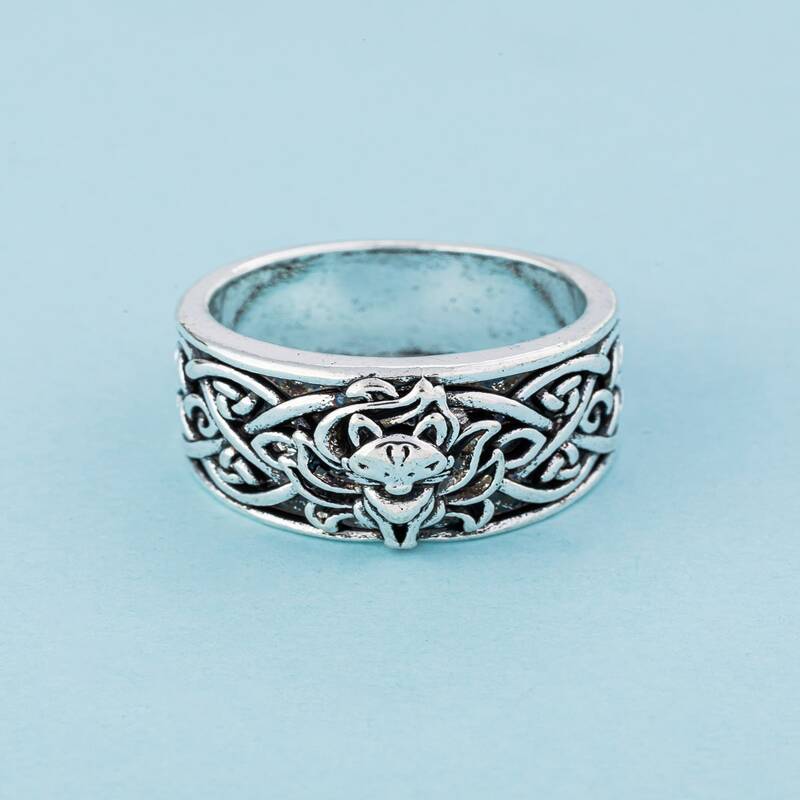 

Guys 1pc Engraved Ring, Silver