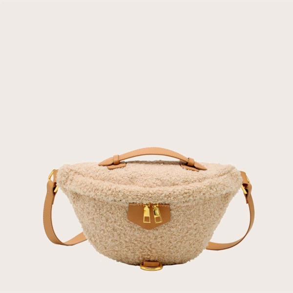 

Zipper Fanny Pack, Khaki