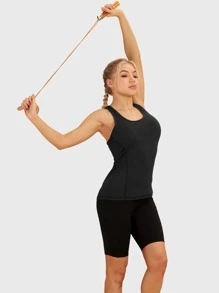 3入組拼接字母印花運動背心 - 彩色 - 查看 5