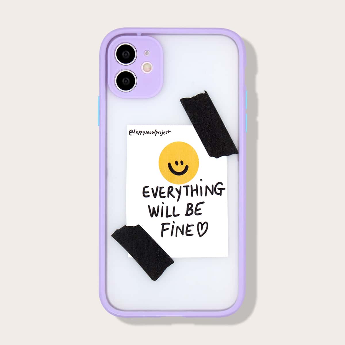 

Slogan Graphic iPhone Case, Multicolor