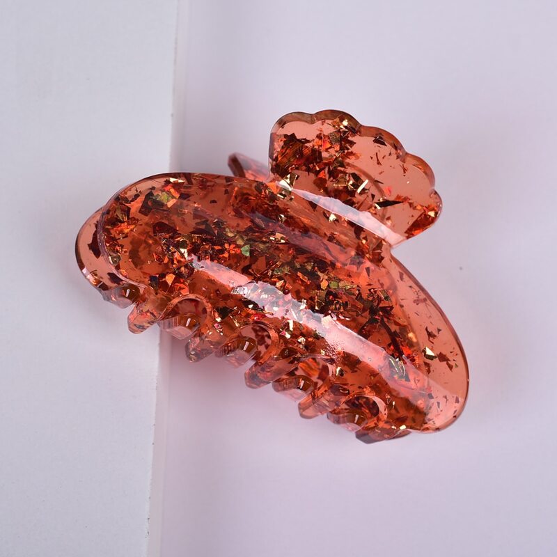 

Acrylic Hair Claw, Burnt orange